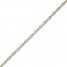 Men's Singapore Chain Necklace 14K Yellow Gold 22"