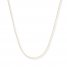 Cable Chain Necklace 14K Yellow Gold 16" Length