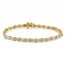 Diamond Bracelet 1/2 ct tw Round-cut 10K Yellow Gold