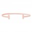 Cuff Bangle Bracelet 14K Rose Gold