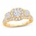 Diamond Engagement Ring 1-1/2 ct tw Round-cut 14K Yellow Gold