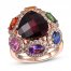 Le Vian Creme Brulee Multi-Stone Ring 1-1/8 ct tw Diamonds 14K Strawberry Gold