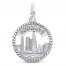 Chicago Skyline Charm Sterling Silver