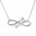 Infinity & Arrow Necklace Sterling Silver