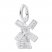 Windmill Charm Sterling Silver