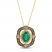 Le Vian Emerald Necklace 3/8 ct tw Diamonds 14K Honey Gold