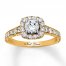 Neil Lane Engagement Ring 1-1/6 ct tw Diamonds 14K Yellow Gold