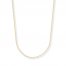 Cable Chain Necklace 14K Yellow Gold 24" Length