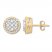 Diamond Stud Earrings 1/2 cttw 10K Two-Tone Gold