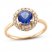 Le Vian Tanzanite Ring 1/3 ct tw Diamonds 14K Strawberry Gold