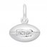 Football Charm Sterling Silver