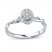 Diamond Engagement Ring 1/4 ct tw 14K White Gold