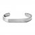 Bulova Men's Cuff Bracelet 1/10 ct tw Diamonds Stainless Steel 7.5"