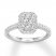 Diamond Engagement Ring 1/2 ct tw Round-cut 10K White Gold