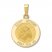 St. Anthony Medal Charm 14K Yellow Gold