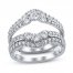 Diamond Enhancer Band 1-1/2 ct tw Round-cut 14K White Gold