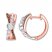 Le Vian Diamond Hoop Earrings 3/4 ct tw 14K Two-Tone Gold