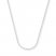 Wheat Chain Necklace 14K White Gold 18" Length