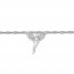 Diamond Fairy Anklet Sterling Silver