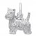 West Highland Terrier Charm Sterling Silver