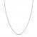 Curb Chain Necklace 2.7mm 14K White Gold 16"