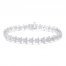 Diamond Star Fashion Bracelet 1/2 ct tw Sterling Silver 7.25"