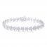 Diamond Star Fashion Bracelet 1/2 ct tw Sterling Silver 7.25"