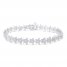 Diamond Star Fashion Bracelet 1/2 ct tw Sterling Silver 7.25"