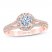 First Light Diamond Engagement Ring 1 ct tw Round-cut 14K Rose Gold