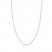 Beaded Curb Chain Necklace 14K Yellow Gold 20" Length