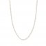 Beaded Curb Chain Necklace 14K Yellow Gold 20" Length