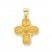 4-Way Medal Charm 14K Yellow Gold