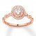 Diamond Engagement Ring 5/8 Carat tw 14K Rose Gold