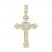 Men's Diamond Cross Pendant 1/2 ct tw Round-cut 10K Yellow Gold