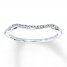 Previously Owned Diamond Band 1/15 ct tw 10K White Gold
