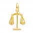 Scales of Justice Charm 14K Yellow Gold