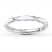 Stackable Ring White Enamel Sterling Silver