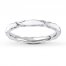 Stackable Ring White Enamel Sterling Silver