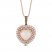 Le Vian Opal Necklace 3/4 ct tw Diamonds 14K Strawberry Gold 18"