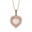 Le Vian Opal Necklace 3/4 ct tw Diamonds 14K Strawberry Gold 18"