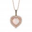 Le Vian Opal Necklace 3/4 ct tw Diamonds 14K Strawberry Gold 18"