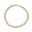 8.5" Curb Chain Bracelet 14K Yellow Gold Appx. 4.95mm