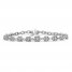 Center of Me Diamond Bracelet 3/4 ct tw 10K White Gold 7.25"