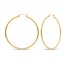 Hoop Earrings 14K Yellow Gold 50mm