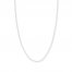 24" Cable Chain 14K White Gold Appx. .9mm