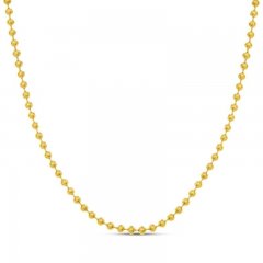 Beaded Necklace 14K Yellow Gold 20"