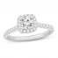 Diamond GIA-graded Engagement Ring 1 ct tw Round-cut 14K White Gold