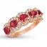Le Vian Passion Ruby Ring 3/4 ct tw Nude Diamonds 14K Gold