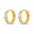 Children's Cubic Zirconia Huggie Earrings 14K Yellow Gold