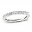 Diamond Wedding Band 3/8 ct tw Round-Cut 14K White Gold